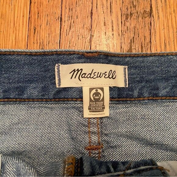 Madewell Rigid Denim A-Line mini skirt NWT - Picture 3 of 3